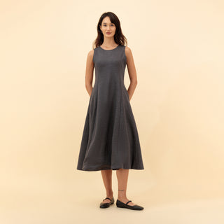 MIDI FLEECE DRESS